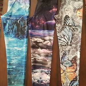 Bundle of 3 Prints Yoga Pants